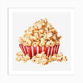 Popcorn In A Cup 5 Art Print