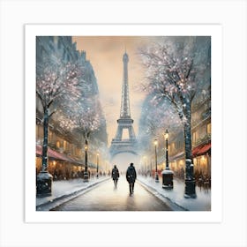 Paris In Winter 17 Poster