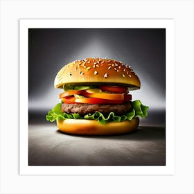 Hamburger Stock Photos & Royalty-Free Images Art Print