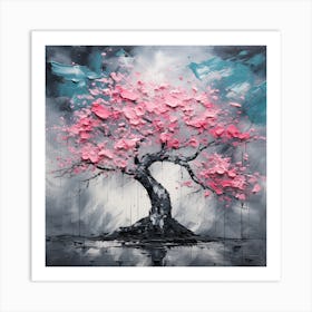 Cherry Blossom Tree 1 Art Print