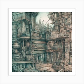 Cityscape 23 Art Print