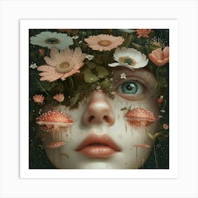 Woman'S Head 14 Art Print