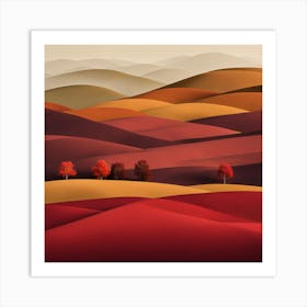 Autumn Landscape 9 Art Print