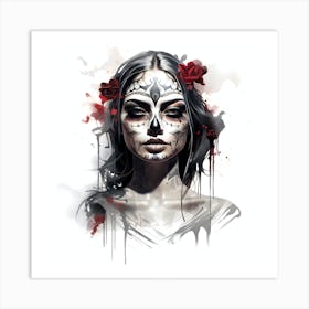 Day Of The Dead Girl 5 Art Print