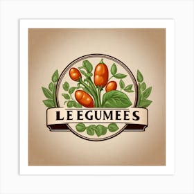 Legumes As A Logo (78) Art Print