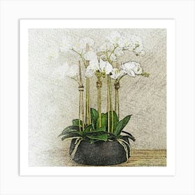 Orchid Art 5 Art Print