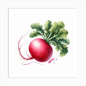 Radish Art Print