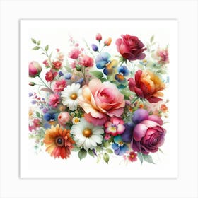 Flower Display Art Print