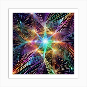 Fractal Star Art Print