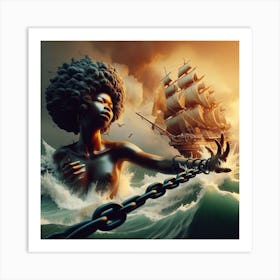 Afro-American Woman 2 Art Print