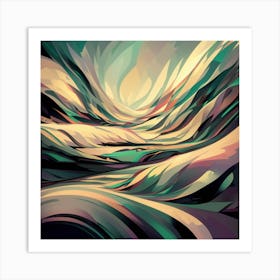 Abstract Painting 123 Art Print