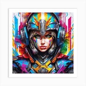 Overwatch Girl Art Print