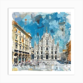 Milan Cathedral 2 Art Print