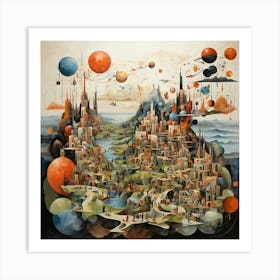 'The City' Art Print