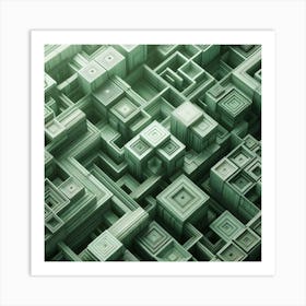 Cubes Art Print