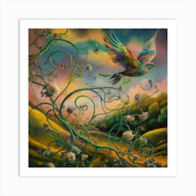 Bird In Flight Art Print