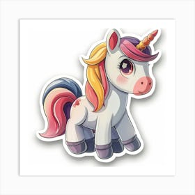 Unicorn Sticker 54 Art Print