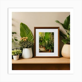 Potted Plants 1 Art Print