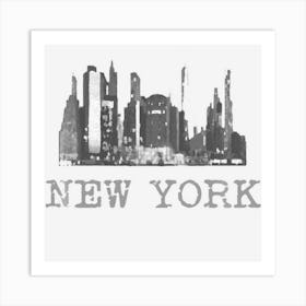 New York City Souvenir Hood Tshirt, New York Art Print