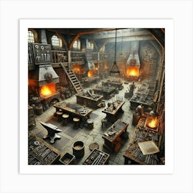 The Forge Art Print