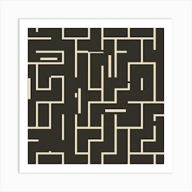 Maze Art Print