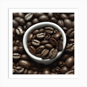 Coffee Beans 201 Art Print