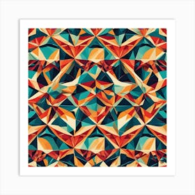 Abstract Geometric Pattern 10 Art Print