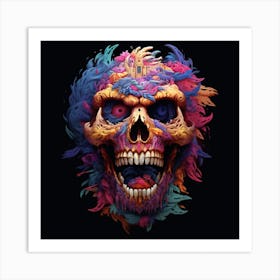 Skull Art Art Print