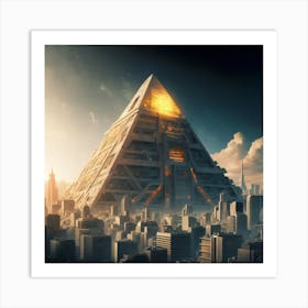 Pyramid City 1 Art Print