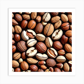 Nuts As A Logo (14) Art Print