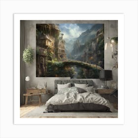 Fairytale City Art Print