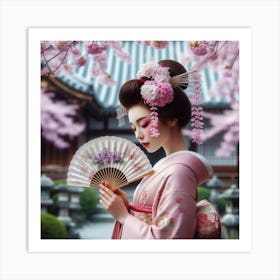 Geisha 196 Art Print