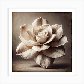 White Flower 7 Art Print