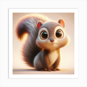 Cute Squirrel 1 Art Print