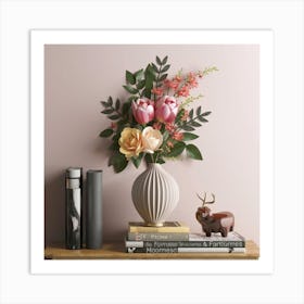 Vase Of Flowers 1 Art Print