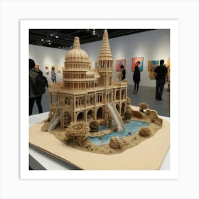 Sand Castle Art Print