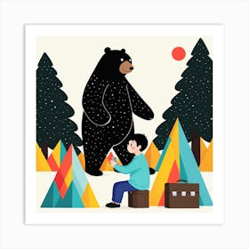 Bear In The Woods Affiche