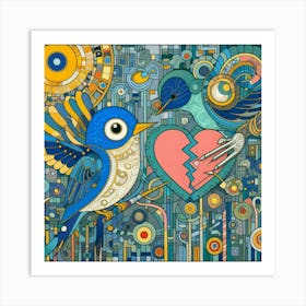 Birds Of A Feather Art Print