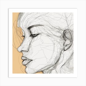 Face Of A Woman Art Print