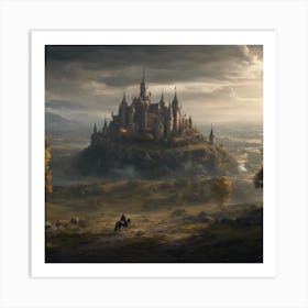 675026 Elden Ring Landscape, Castle, Epic, 8k, Realistic, Xl 1024 V1 0 1 Art Print