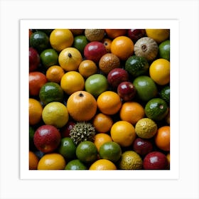 Oranges And Grapefruits Art Print