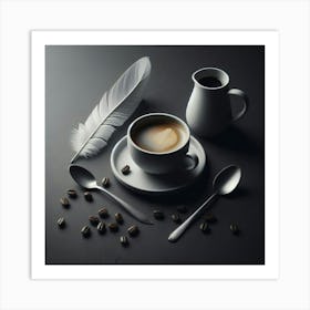 Coffee And Spoons 3 Art Print