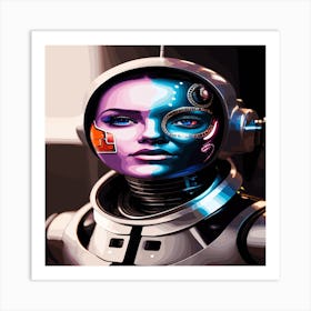 Robot fantasy Art Print