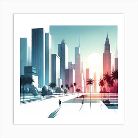 Cityscape 30 Art Print