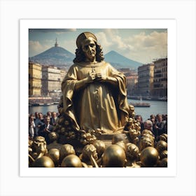 Statue Of St Peter 1 Art Print
