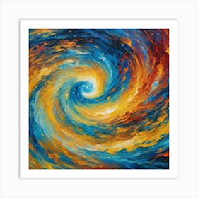 Spiral Painting Art Print