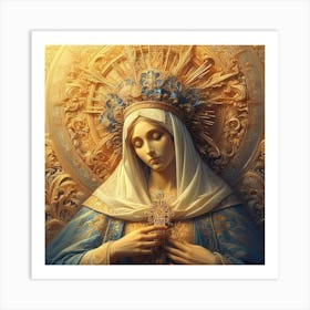 Virgin Mary Art Print