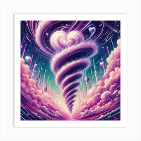 Spiral Heart 1 Art Print