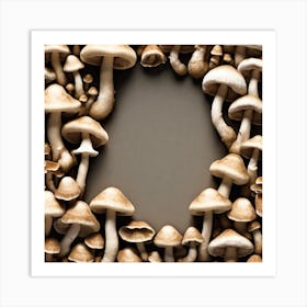 Mushroom Ring 4 Art Print