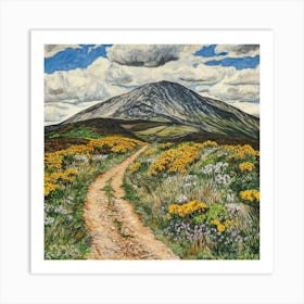 Path In The Mountains Art Print